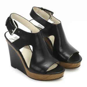 Michael Kors Josephine leather wedges
